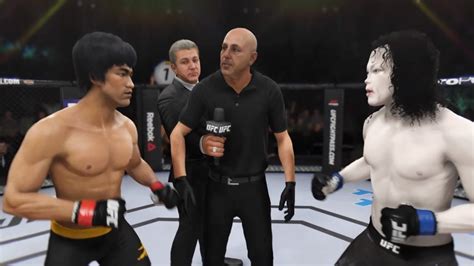 Bruce Lee Vs Michael Jackson EA Sports UFC 3 CPU Vs CPU Crazy