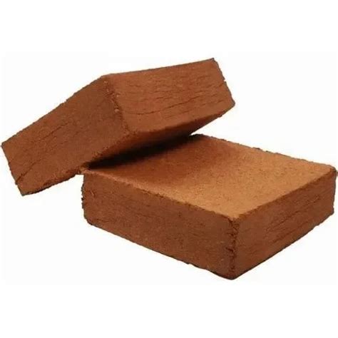 Brown Rectangular Cuboidal Coir Pith Cocopeat Blocks Packaging Type