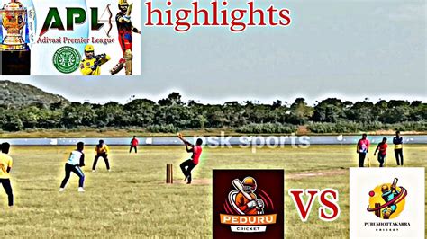 Adivasi Cricket Premier League Purushottakarra Vs Peduru Cricket Match