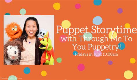 Puppet Storytime Hanson Public Library