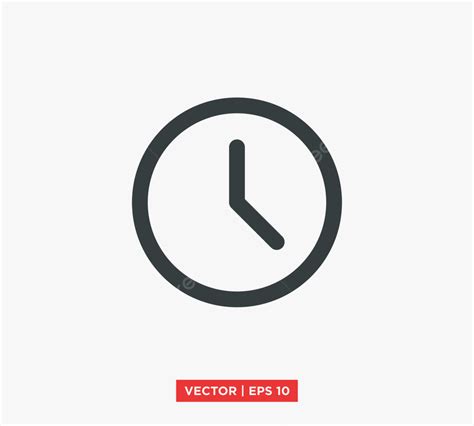 Alarm Clock Illustration Vector Hd Png Images Clock Icon Vector Illustration Single Object