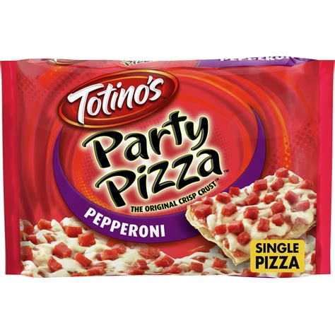 Totino S Party Pizza Pepperoni Flavored Frozen Snacks 1 Ct Walmart