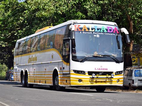 Kallada Volvo B9R KA 01 AA 102 Rushing Towards Ernakulam Binai