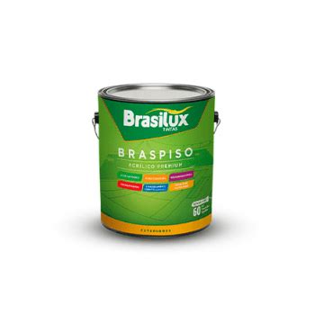 BRASPISO TINTA ACRIL P PISOS ACETINADA 3 6L CINZA