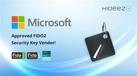 Hideez Is Now A Microsoft Compatible Vendor