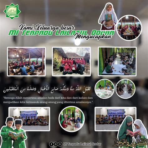 Selamat Hari Raya Idul Fitri H Pondok Pesantren Lailatul Qodar