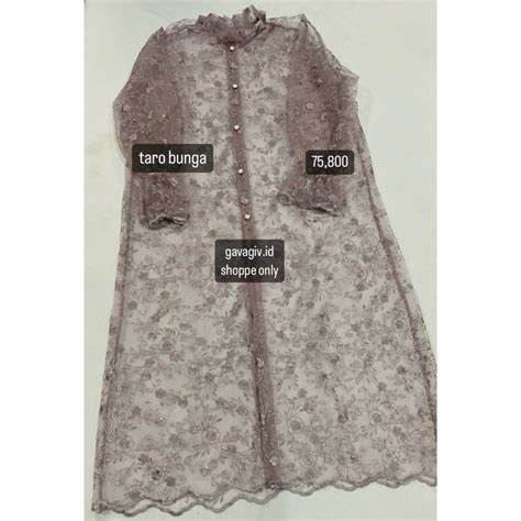 Jual Jardin Outer Brukat Lace Long Outer Brukat Shella Outer READY