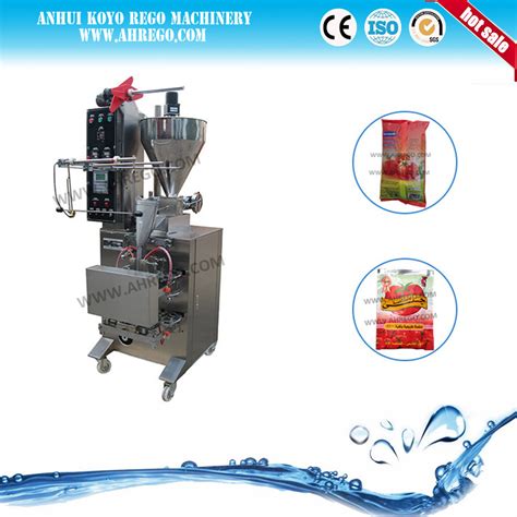 Automatic Tomato Paste Sachet Packing Machine China Tomato Paste And