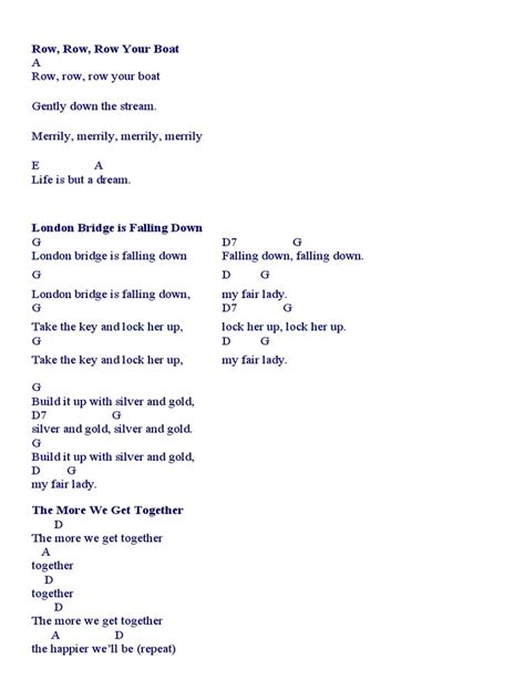 Music With Chords | PDF | Songs | Folk Songs