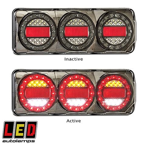 Led Maxilamp Stop Tail Ind Rev Led Autolamps Rear Combination L Mm W