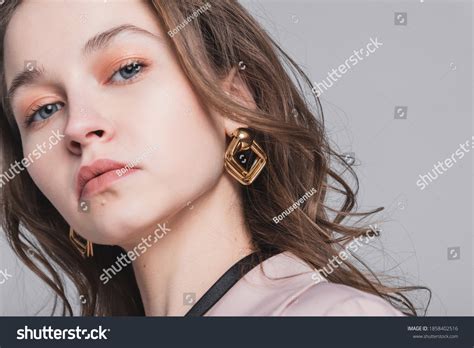 Portrait Beautiful Woman Nude Makeup Long Stock Photo Shutterstock