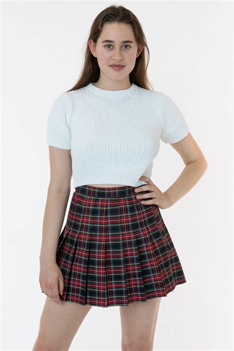 Rgb300p Plaid Tennis Skirt Los Angeles Apparel