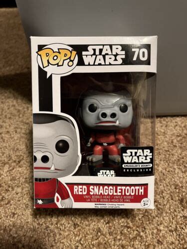 Funko Pop Star Wars Red Snaggletooth Smugglers Bounty Exclusive Figure