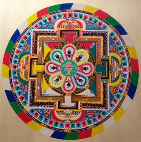 Creating A Sand Mandala Buddhist Art Thangka Painting And Courses By