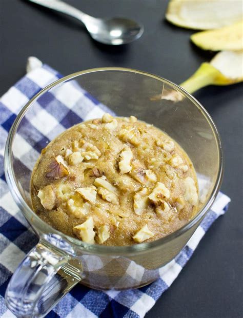 Banging Banana Mug Cake In Less Than 7 Minutes