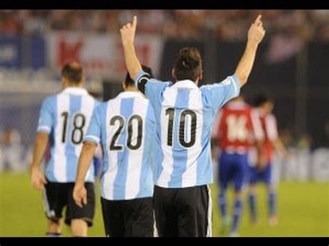 Paraguay Vs Argentina All Goals Highlights Youtube