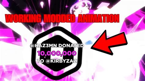 How To Get 10m Animation Working In Pls Donate Modded Must Have The