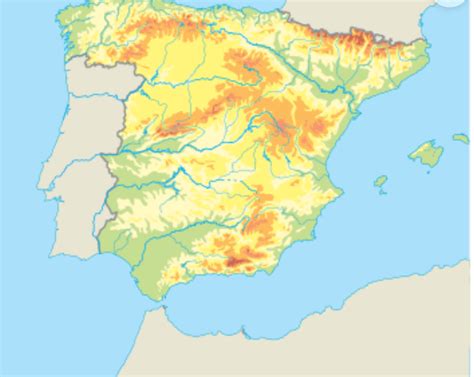 Print Map Quiz MAPA DE ESPAÑA biología 6º primaria labarrosa 12