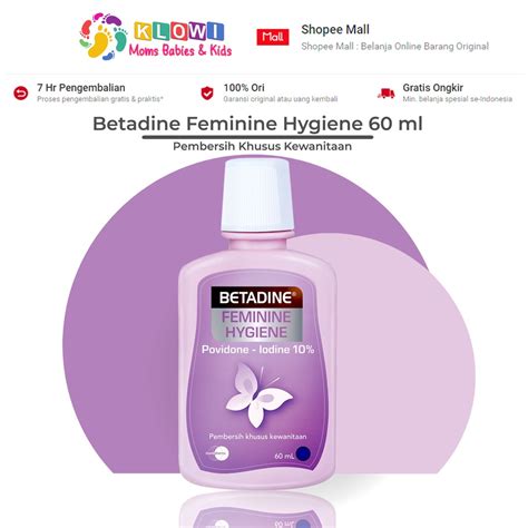 Jual Betadine Feminine Hygiene 60 Ml Pembersih Kewanitaan Keputihan