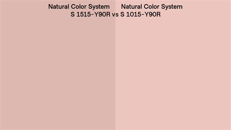 Natural Color System S Y R Vs S Y R Side By Side Comparison