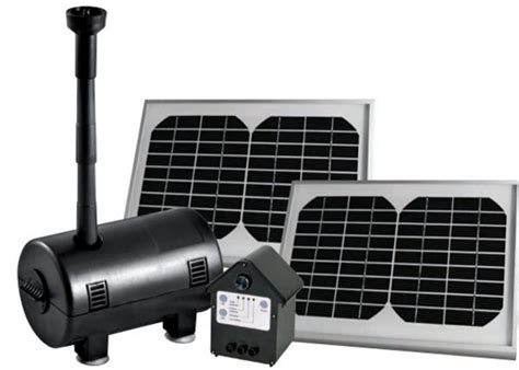 Solar Powered Pond Pump, Fountain Pump, & Waterfall Pump