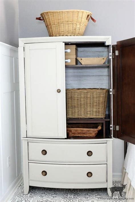 Tv Armoire To Functional Wardrobe Makeover Artofit