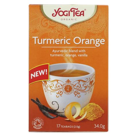 Yogi Tea Organic Turmeric Orange