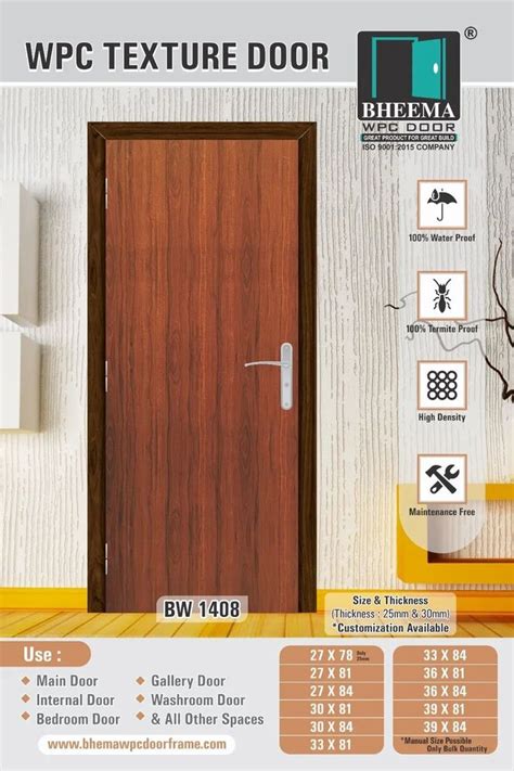 WPC Door In Chennai Tamil Nadu WPC Door Wood Plastic Composite Door