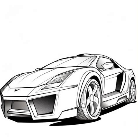 Desenhos De Lamborghini Para Colorir