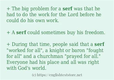 How To Use The Word Serf EnglishTestStore Blog