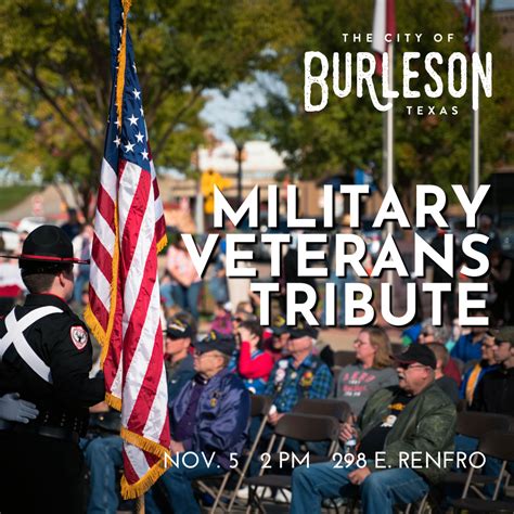 Military Veterans Tribute Burleson Tx Official Website