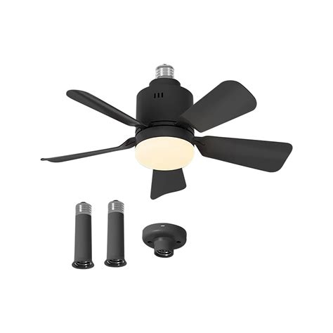 Dvruxg Ceiling Fans with Lights- Low Profile Indoor Ceiling Fan with