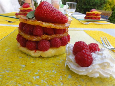 Trendy Cooking Mille Feuilles Ananas Framboises