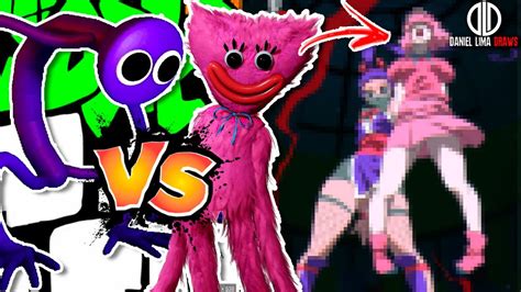 Rainbow Friends VS Poppy Playtime But It S A Draw Part 4 TIMELAPSE