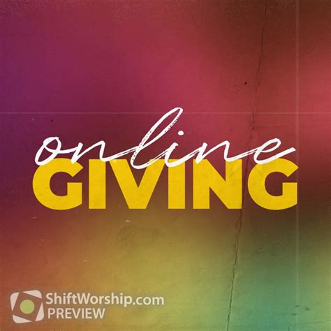 Giving Shift Worship