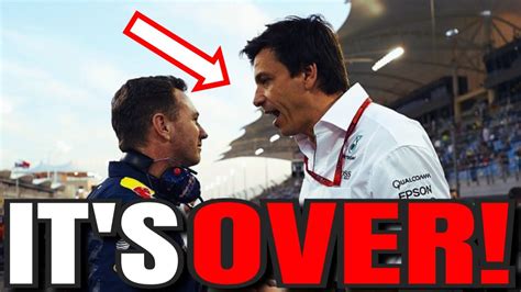 Toto Wolff Threats Christian Horner Shocking Statement F News Youtube