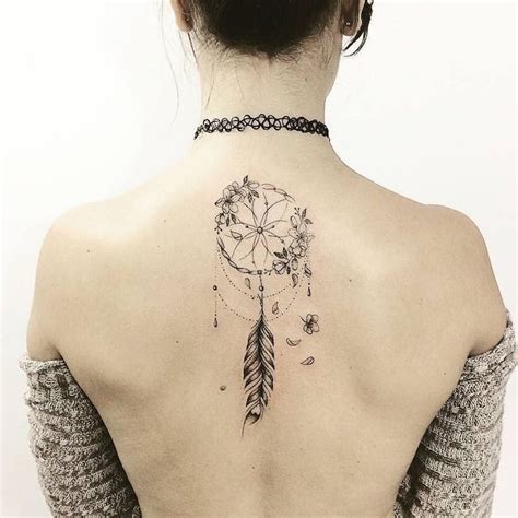 1001 Ideas For A Cute And Elegant Dream Catcher Tattoo Feather