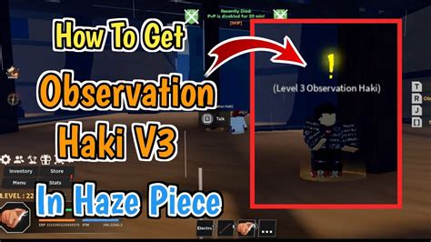 How To Get Observation Haki V In Haze Piece Observation Haki V