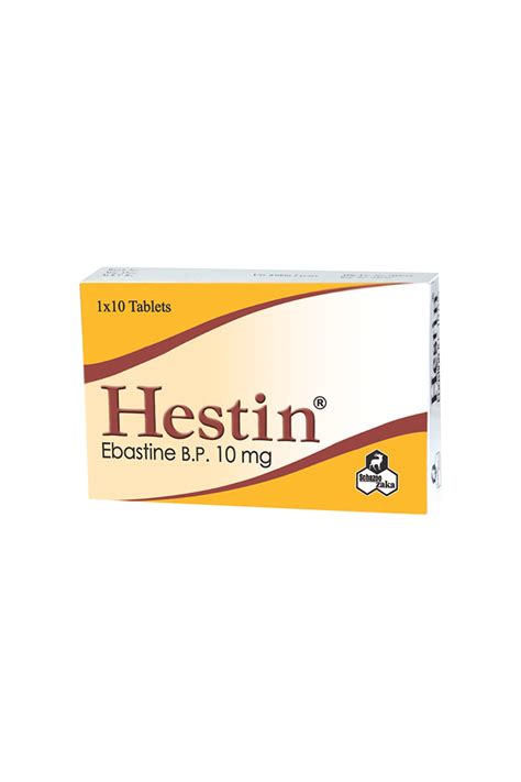 Hestin 10Mg Tablets Personal Care Pharma Pakistan Trade Portal