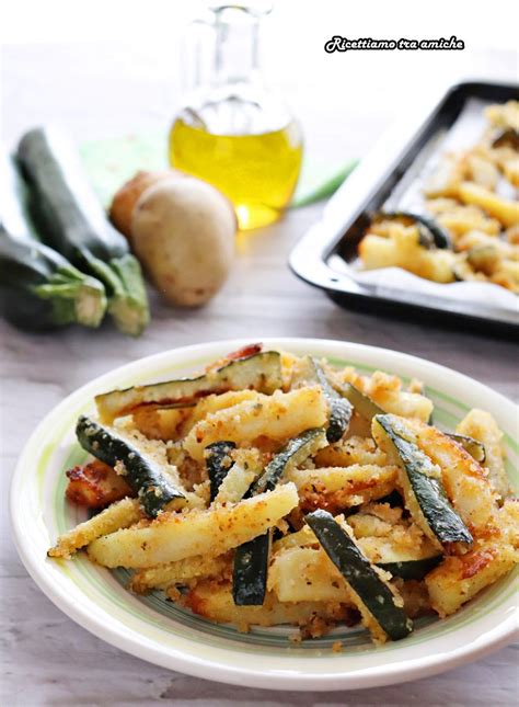 Patate E Zucchine Sabbiose Al Forno Contorno Semplice E Gustoso