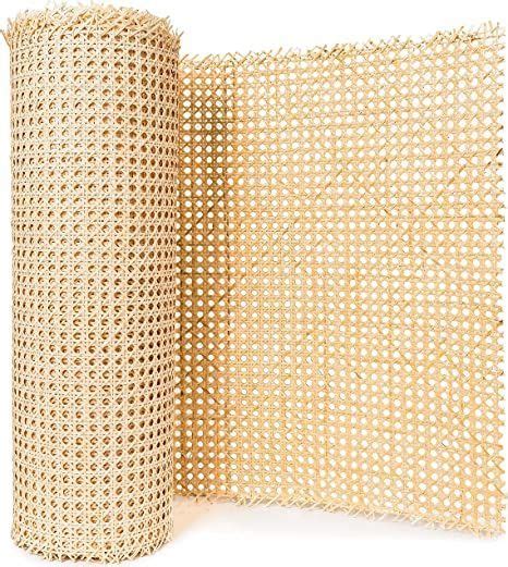 Width Rattan Cane Webbing Roll Feet Hexagon Weave Rattan Fabric