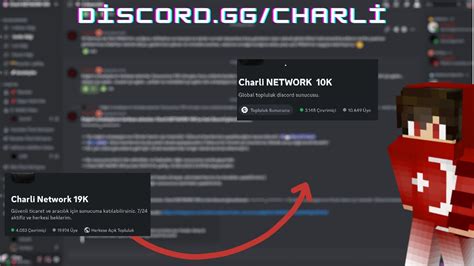 CHARLİ NETWORK yeni discord TANITIM DUYURU minecraft sonoyuncu