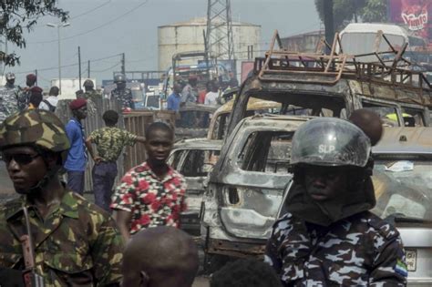 Sierra Leone Explosion Scores Dead After Freetown Oil Tanker Collision Rnz News