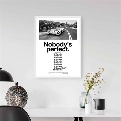 Buy Porsche Le Mans Poster Nobodys Perfect Online In India Etsy India