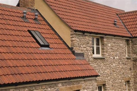 Sandtoft Modula Double Roman Clay Roof Tile Chilton Red Roofing