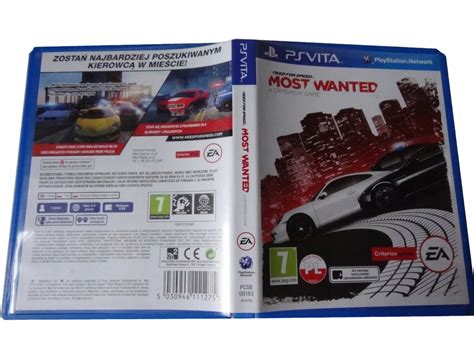 SONY PS VITA NEED FOR SPEED MOST WANTED Stan używany 90 zł Sklepy