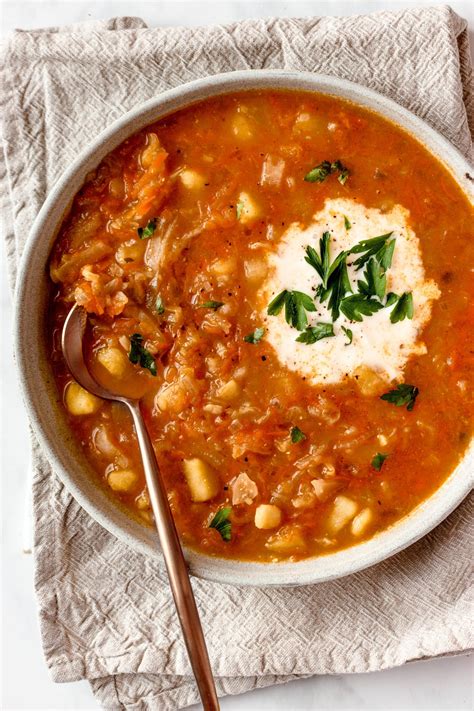 Shchi Recipe Russian Cabbage Soup — Damn Spicy