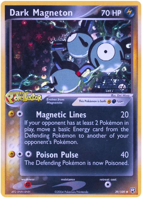 Dark Magneton Ex Team Rocket Returns Pokemon Card