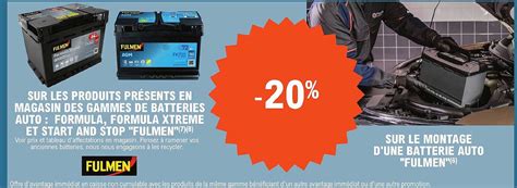 Promo Des Gammes De Batteries Auto Formula Formula Xtreme Et Start