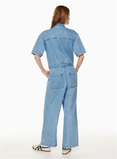 Levi S Short Sleeve Denim Boiler Suit Aritzia Us